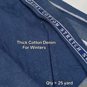 Thick Cotton Denim For Winters