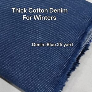 Thick Cotton Denim For Winters