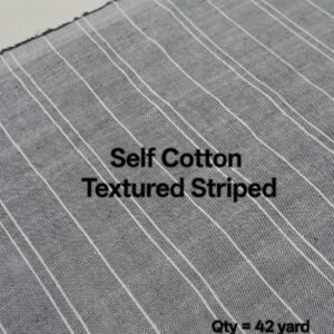 Self Textured CottonStriped