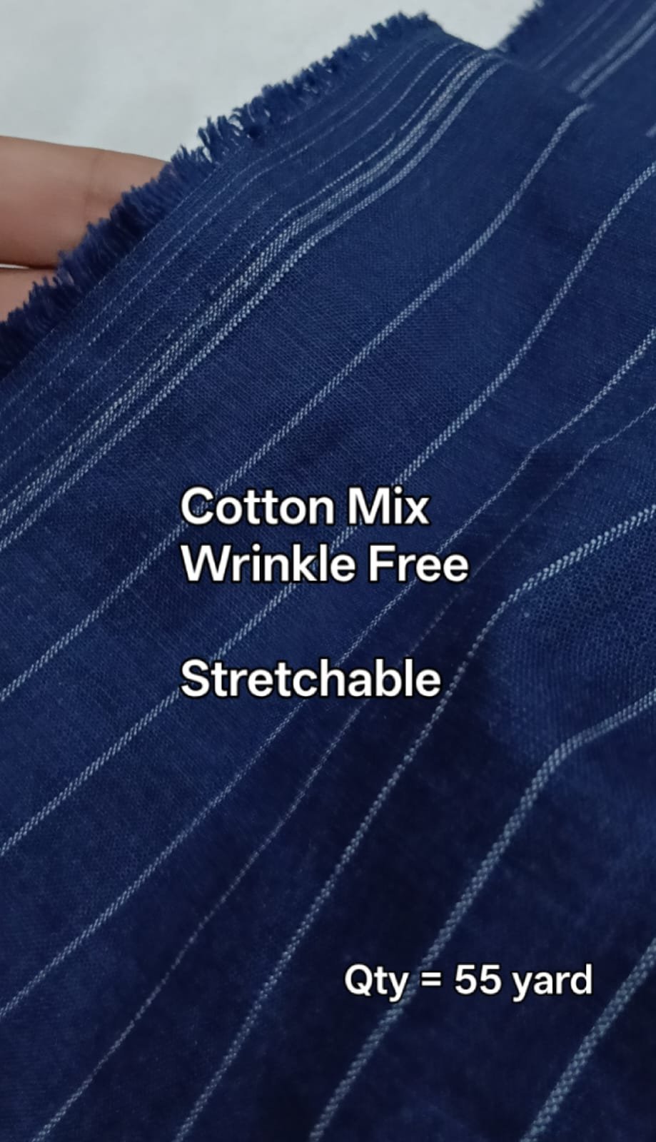 Cotton Mix Wrinkle Free